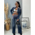 Dvojdielny denim komplet SARA