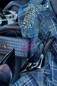 Čierne sandále CARMINE