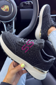 Platformové tenisky zdobené kamienkami MAISIE