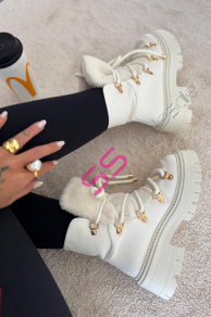 Členkové šnúrovacie čižmy ANAYA+