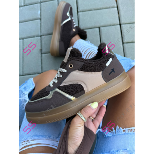 Platformové teddy tenisky SORISA-