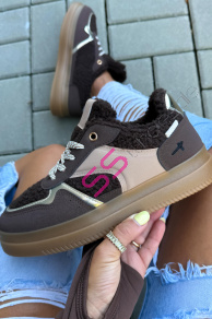 Platformové teddy tenisky SORISA