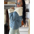 Prémium extravagantná denim bunda LELITA+