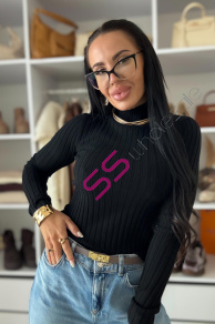 Vrúbkovaný pulóver KIRA+