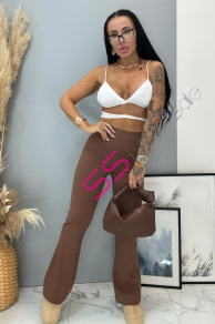 Zateplené zvonové legíny s vysokým pásom NICIA+