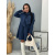 Babydoll denim šaty ROSALIE