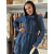 Babydoll denim šaty ROSALIE