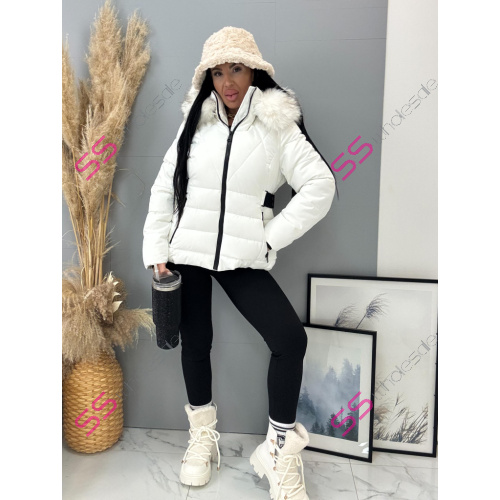 Bunda s kožušinou a kapucňou MILLIE