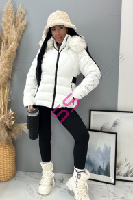 Bunda s kožušinou a kapucňou MILLIE