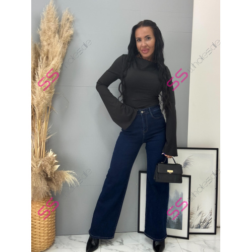 Wid leg rifle s vysokým pásom APINA