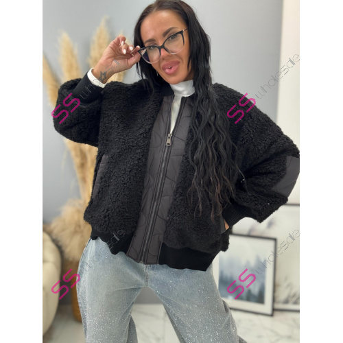 Uzlíkový sveter v štýle bombery RENEE+