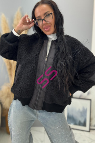 Uzlíkový sveter v štýle bombery RENEE+