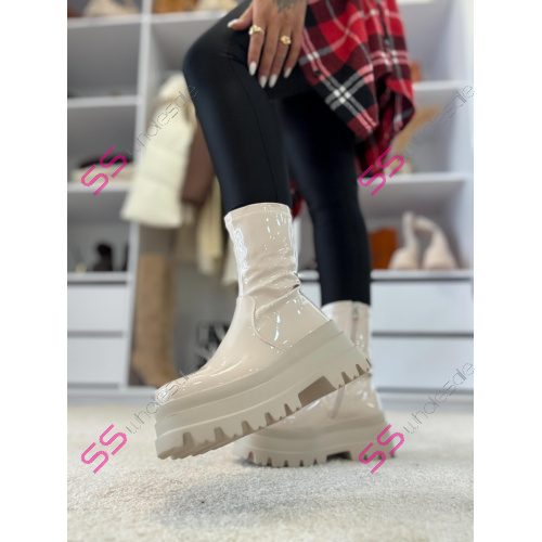 Lakované členkové čižmy PANKA II-