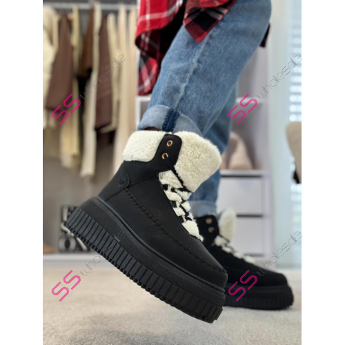 Zateplené platformové členkové tenisky SADIA