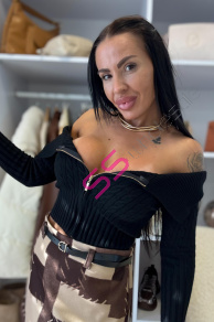 Pletený crop top TALDORA