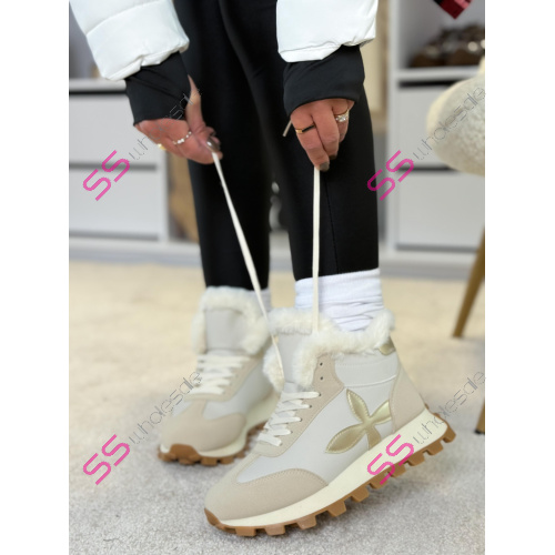 Zateplené platformové členkové tenisky VIRENA