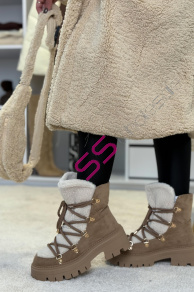 Členkové šnúrovacie čižmy ANAYA