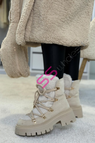 Členkové šnúrovacie čižmy ANAYA-