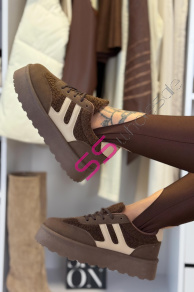 Platformové teddy tenisky SATINA-