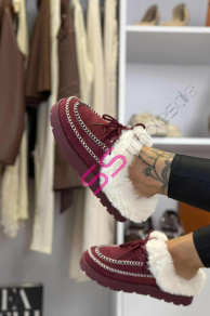 Teplé semišové topánky VILENA-