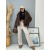 Pletené wide leg nohavice MAVIRA