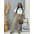 Pletené wide leg nohavice MAVIRA