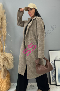 Dlhý uzlíkový kabát LYSARA