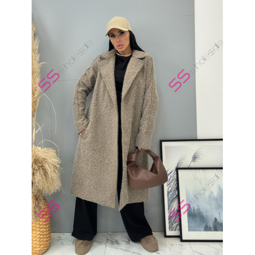 Dlhý uzlíkový kabát LYSARA