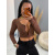 Crop-top s hlbokým výstrihom LEDAVA
