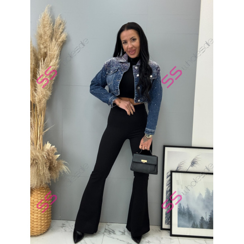 Čierne zvonové legíny EILEEN