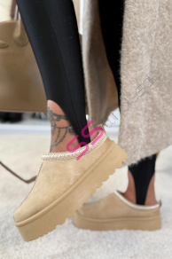 Teplé semišové topánky ZYVA-