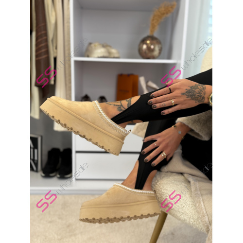 Teplé semišové topánky ZYVA+