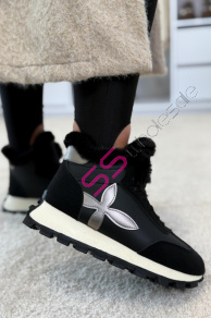 Zateplené platformové členkové tenisky VIRENA