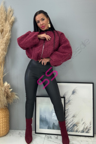 Koženkové legíny s vysokým pásom+