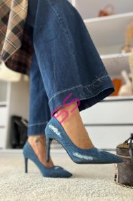 Elegantné denim lodičky EUDORA+