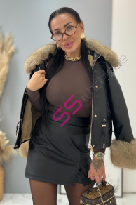 Koženkové sukňové nohavice ADANIA