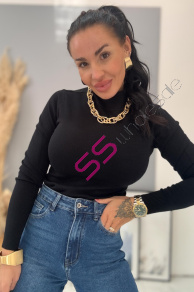 Rolákový basic pulóver JORENA