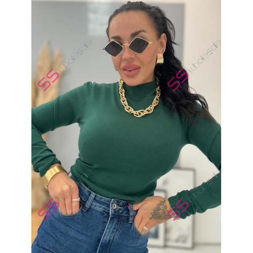 Rolákový basic pulóver JORENA