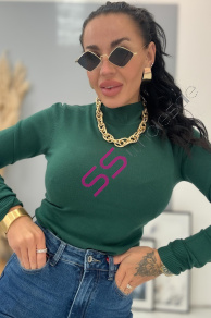 Rolákový basic pulóver JORENA