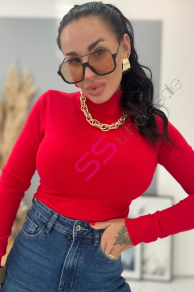 Rolákový basic pulóver JORENA