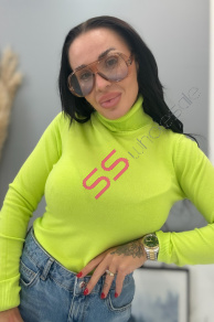 Rolákový basic pulóver JASNIRA