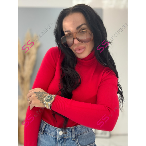 Rolákový basic pulóver JASNIRA