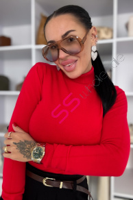 Rolákový basic pulóver JORENA