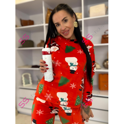 Dámske flísové pyžamo SNEHULIAK