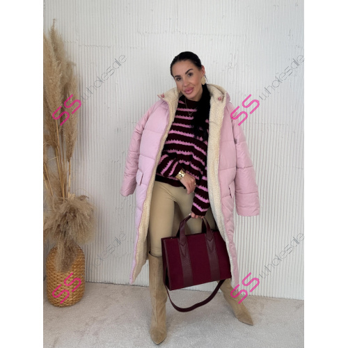 Pletený bordový pulóver DIANA