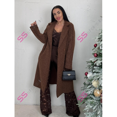 Dlhý uzlíkový kabát LYSARA