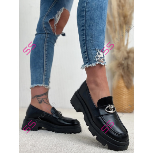 Čierne mokasíny EFORA-