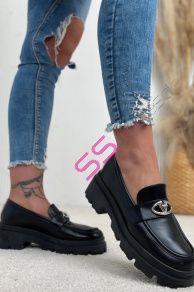 Čierne mokasíny EFORA-