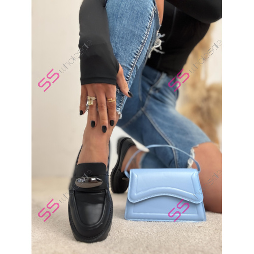 Čierne mokasíny SELIRA-