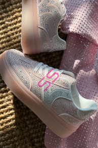 Platformové tenisky zdobené kamienkami CHILA